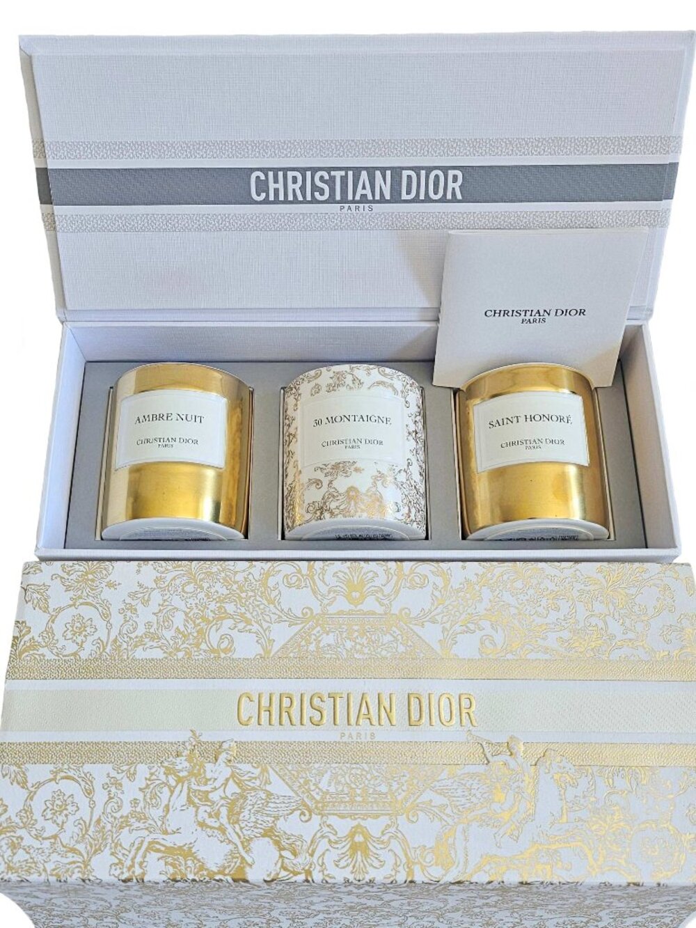 CHRISTIAN DIOR LA COLLECTION PRIVEE HOLIDAY 2023 COLLECTION CANDLE SET